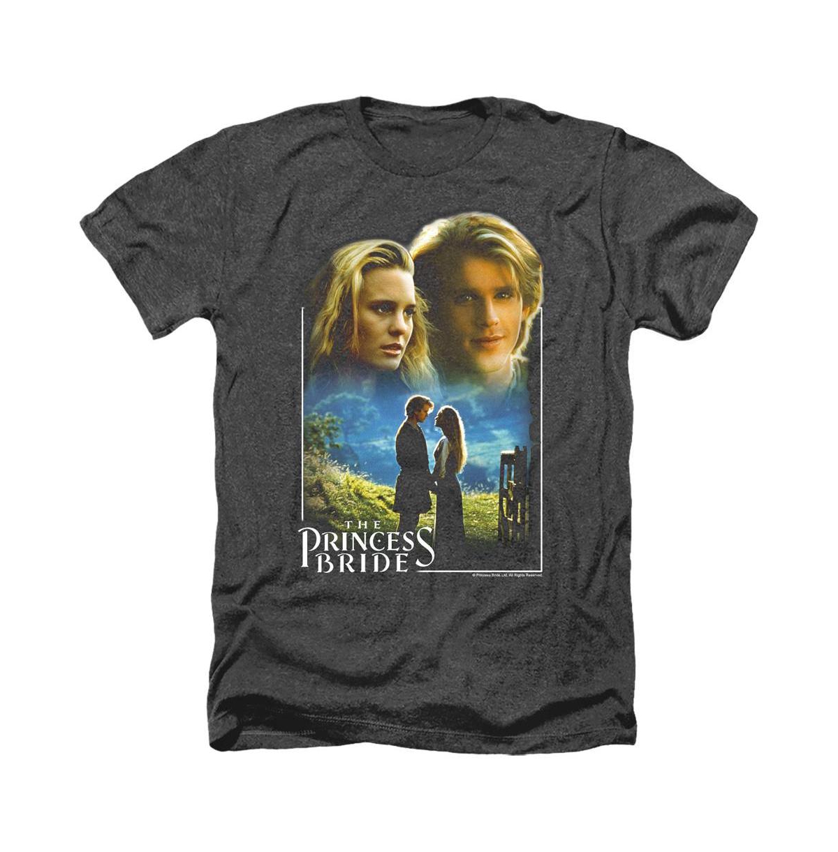 Men's Buttercup & Westley Adult Heather T-Shirt - Black