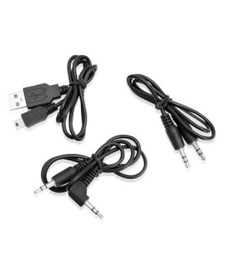 Bass Boost Portable Headphone Amplifier, USB Rechargeable, Black