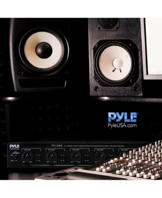 6-Ch. Multi-Zone Speaker Selector System with Independent Volume Control