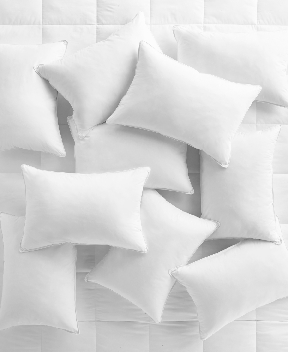Downlite Enviroloft Soft/medium Density Down Alternative 10-pack Pillows, King In White