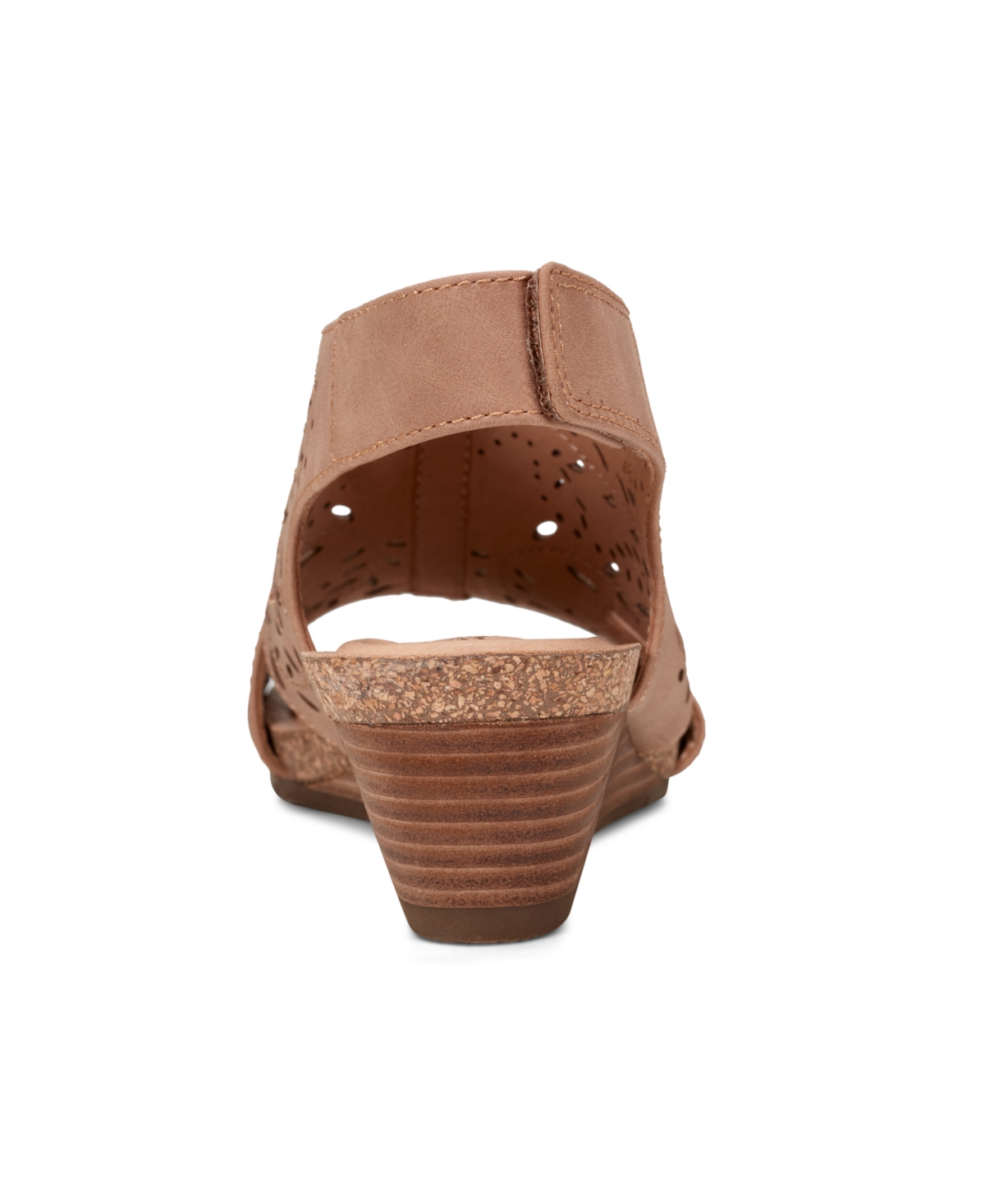 EARTH WOMEN'S HALIN CUTOUT SLINGBACK WEDGE SANDALS 