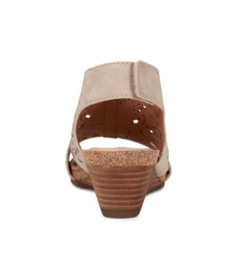 Women's Halin Cutout Slingback Wedge Sandals