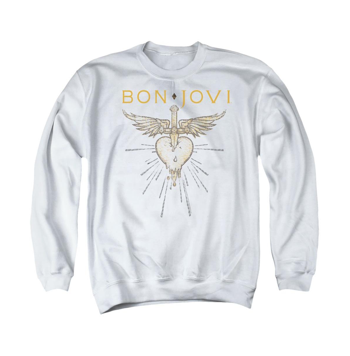 Men's Greatest Hits Adult Crewneck Sweatshirt - White