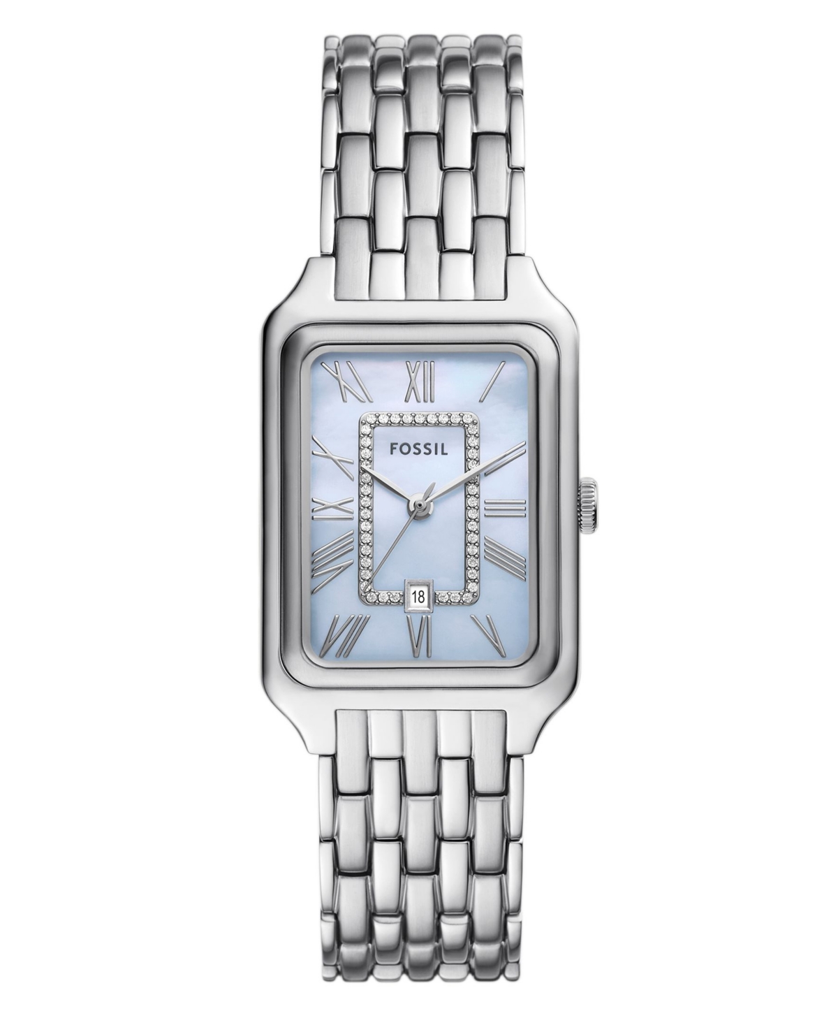 Women's Raquel Three-Hand Date Stainless Steel Watch, 26mm