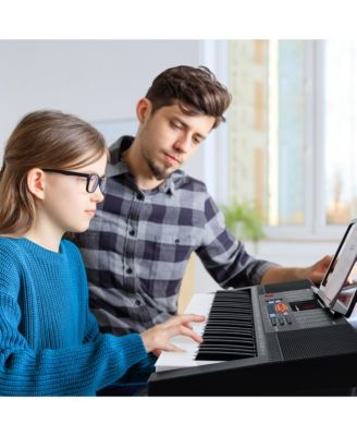 61-Key Electronic Keyboard Piano w/ 300 Rhythms 300 Timbres 50 Demo Songs