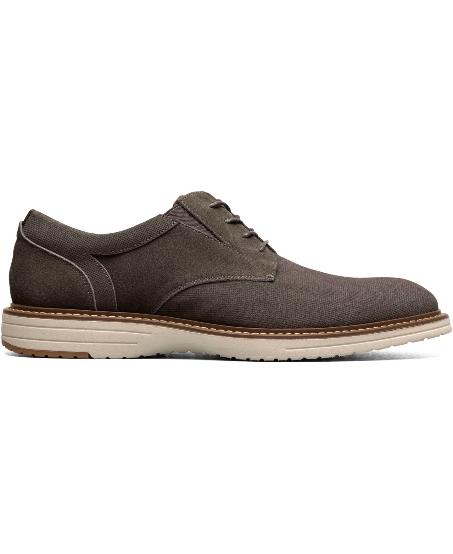 Мужские туфли Nunn Bush Griff Plain Toe Oxford, цвет: Графитовый металлик — фото 4