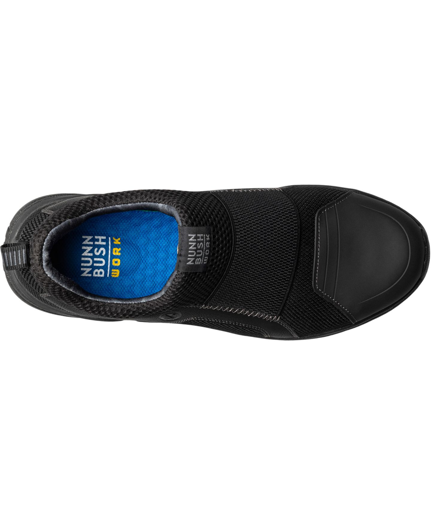 Мужские туфли Nunn Bush Grazie Work Splash Guard Slip Resistant Slip On, цвет: Чёрный — фото 2