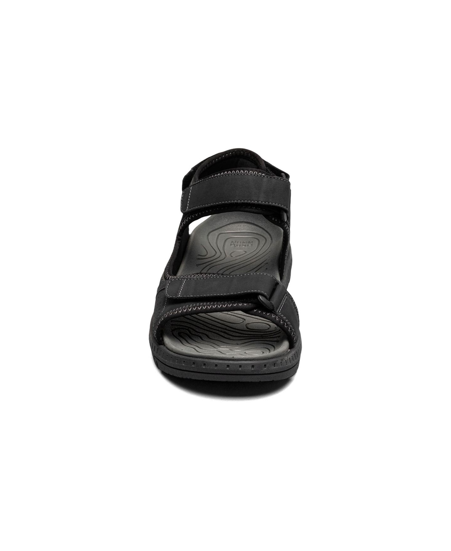 Мужские сандалии Nunn Bush Laguna 3-Strap River Sandal, цвет: Чёрный — фото 5