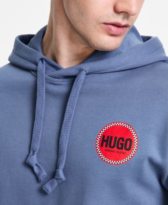 Men's Dicrincio Relaxed Fit Long Sleeve Logo Graphic Hoodie