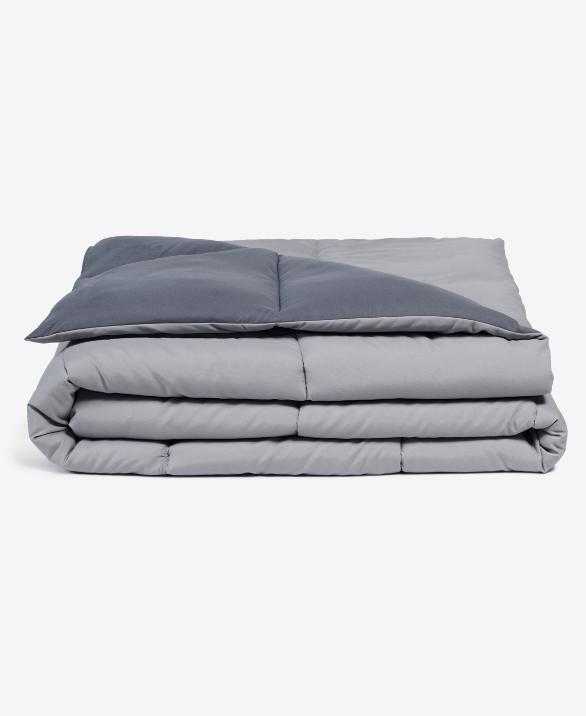 Arch Studio Microfiber Down Alternative Comforter, King, Exclusively At Macy's In Charcoal