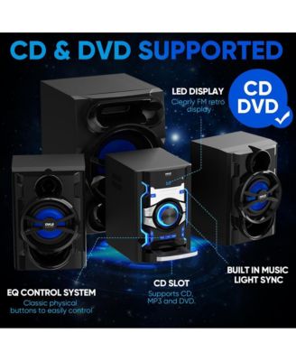 5.25” 2-Way Bluetooth Wireless Speaker System - Waterproof, 500W Max Power, 1/2” Tweeter, Compact Design