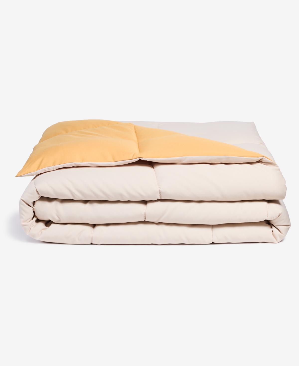 Arch Studio Microfiber Down Alternative Comforter, King, Exclusively At Macy's In Ochre