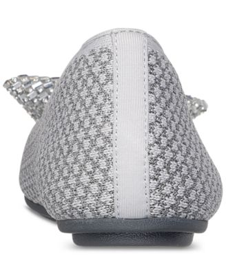 Women's Cleo Point Bow - Shimmery Shine Skimmer Flats from Finish Line