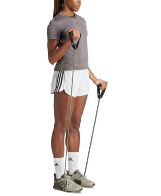 Women's Pacer Training 3-Stripes Woven High-Rise Shorts