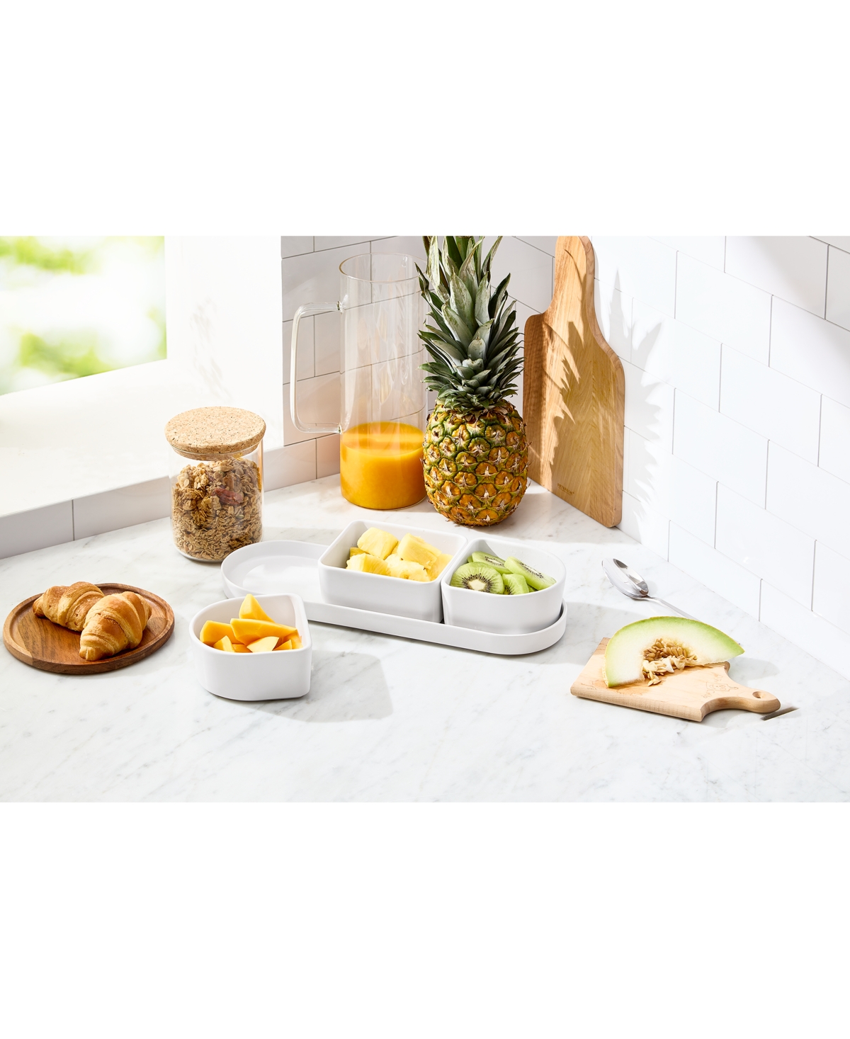 The Cellar Aaden 4 Pc. Sectional Server, Exclusively At Macy's In White