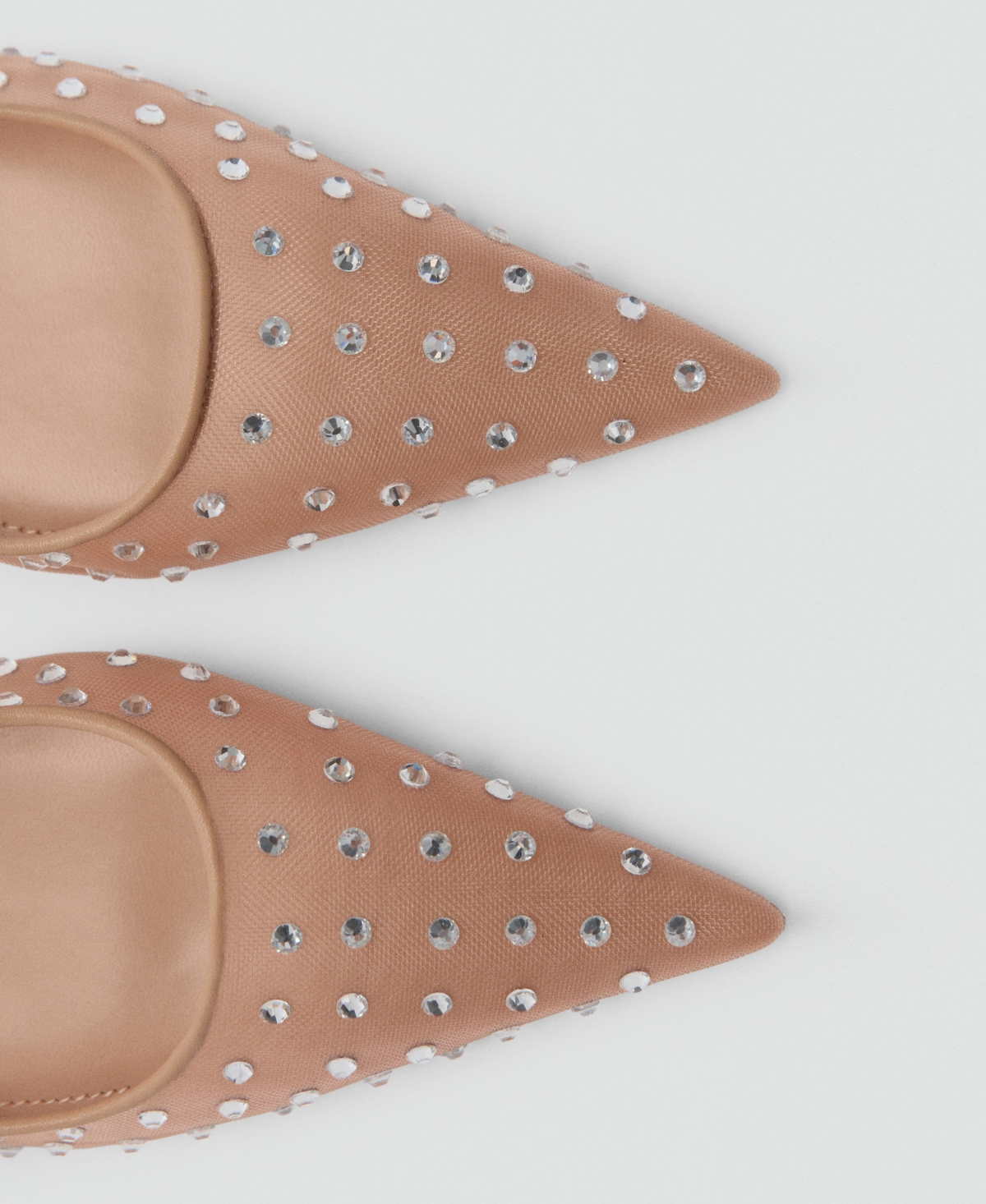 Mango Croc-effect Wallet Nude In Nude