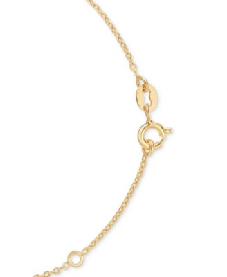 Amethyst (3/8 ct. t.w.), Pink Amethyst (1/3 ct. t.w.) & White Topaz Accent Circle Hearts 18" Pendant Necklace in 14k Gold Over Sterling Silver