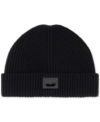 Karl Lagerfeld - Men's Fisherman Emblem Logo Beanie