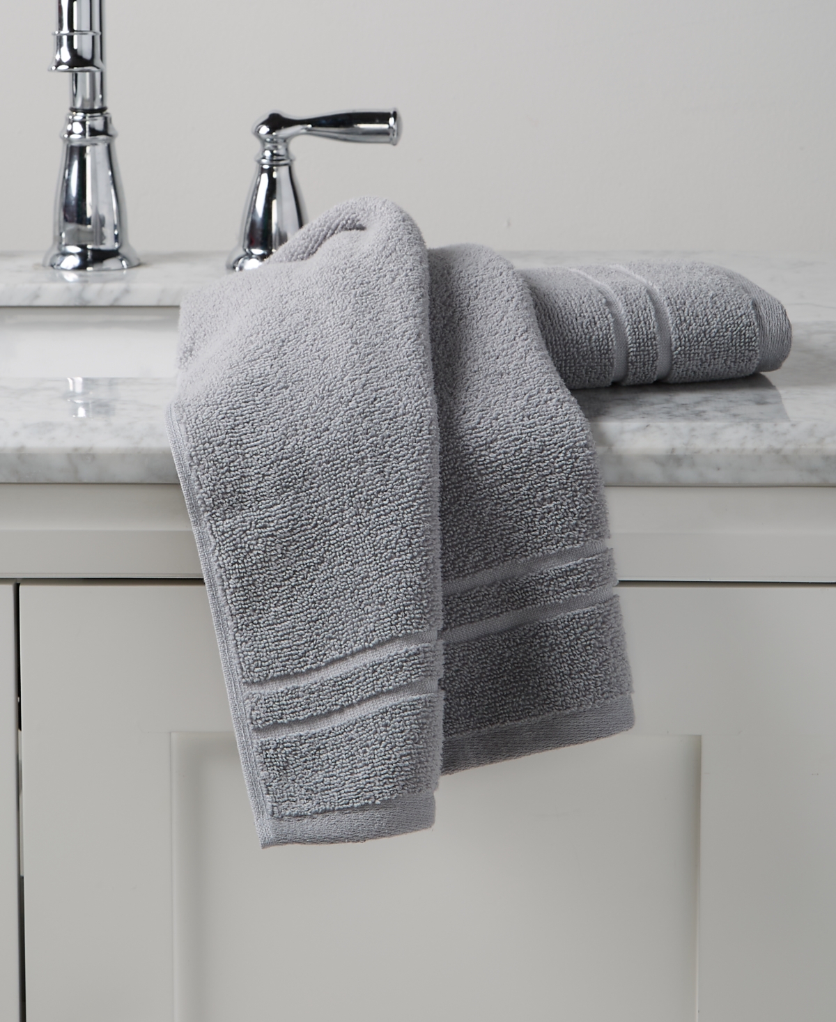 Arch Studio Quick Dry Bath Towel, 30" X 56", Exclusively At Macy's In Cloud
