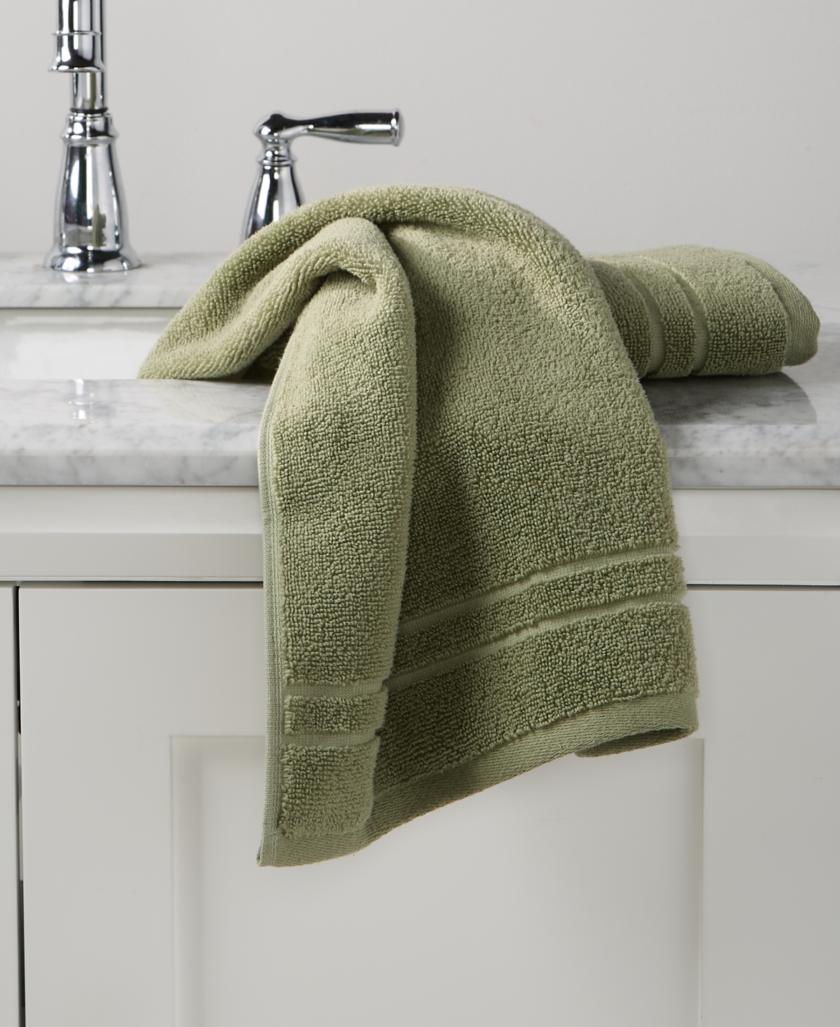 Arch Studio Quick Dry Hand Towel 2-pack, Exclusively At Macy's In Olive