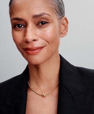 Gold-Plated Sparkling Bow Charm