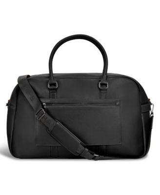 Onyx Leather Duffle Bag