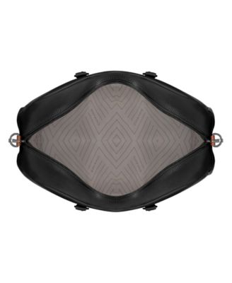 Onyx Leather Duffle Bag