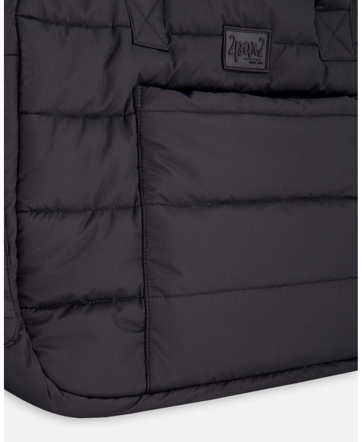 Deux par Deux Adult Unisex Diaper Bag Black - Adult