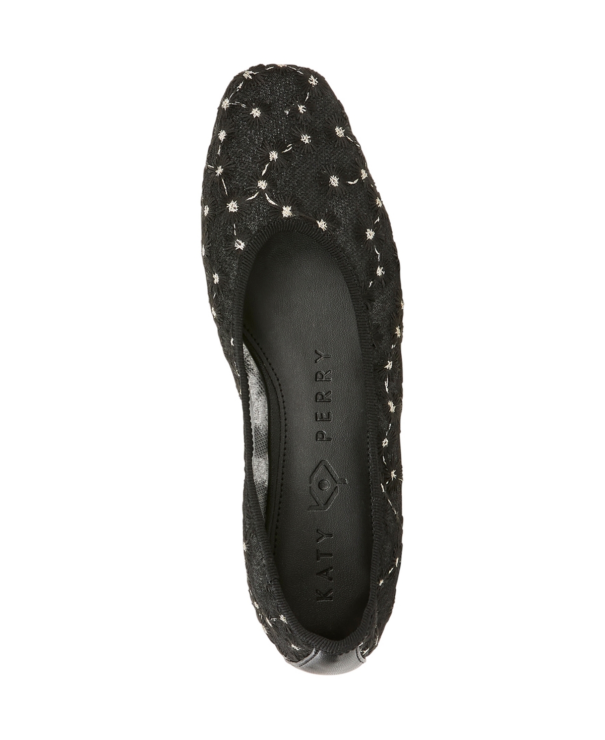 Shop Katy Perry Women's The Evie High Square Toe Ballet Flats In Black