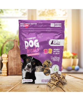 JoJo Good Chews Peanut Butter & Jelly Soft Chew Dog Treats – 5 oz/(2-Pack)