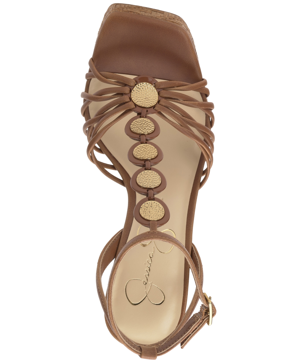 Jessica Simpson Colero Ankle Strap Platform Sandal In Western Tan