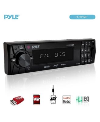 Single DIN Vehicle Receiver Headunit, Detachable Face, USB, SD, MP3