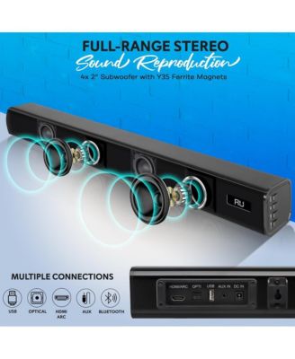 32   Convertible Soundbar Speaker, Bluetooth, Remote Control