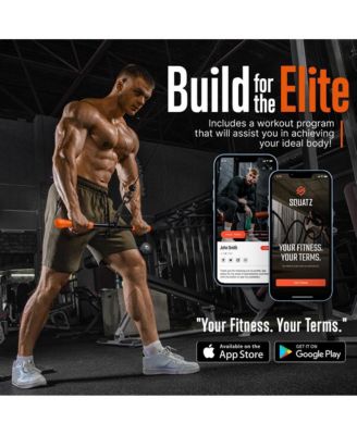 LAT Straight Pulldown Bar with Knurled Handle for Cable Machines