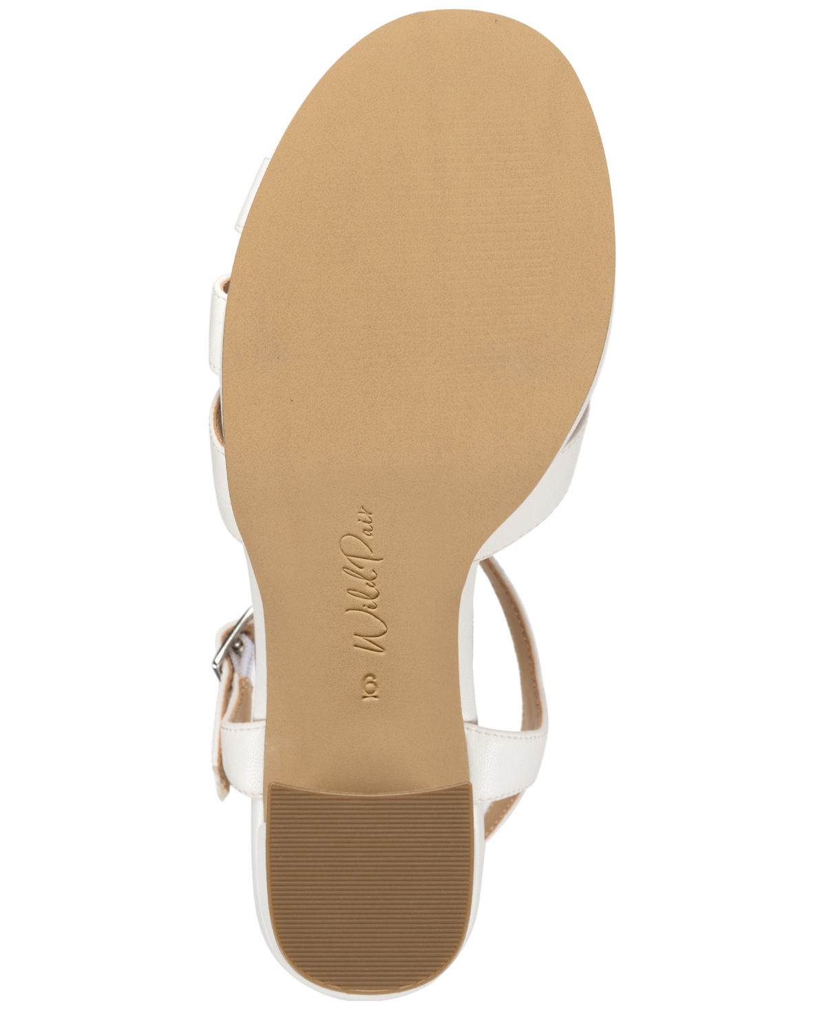 Shop Wild Pair Women's Reemii Platform Sandals, Exclusively At Macy's In White Smooth
