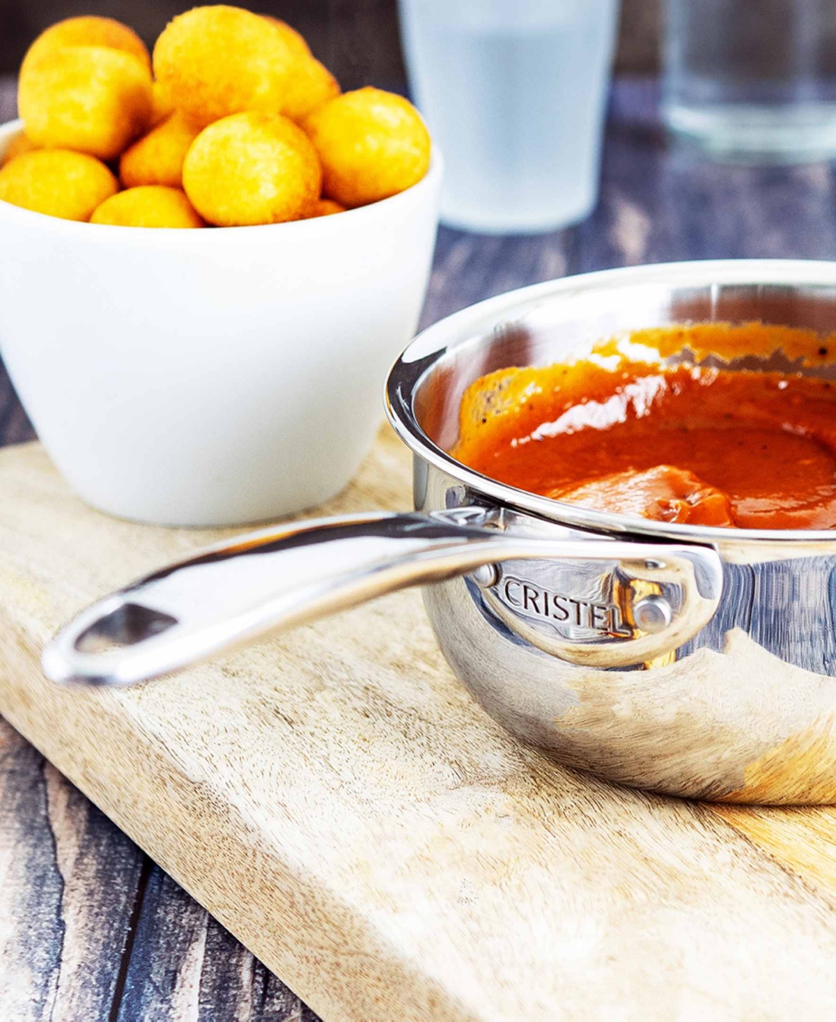 Cristel Castel Pro Mini 0.5-qt. Stainless Steel Saucepan In No Color