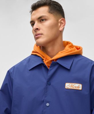 Men's Nylon Ripstop Coaches Jacket, Exclusively at Macy's