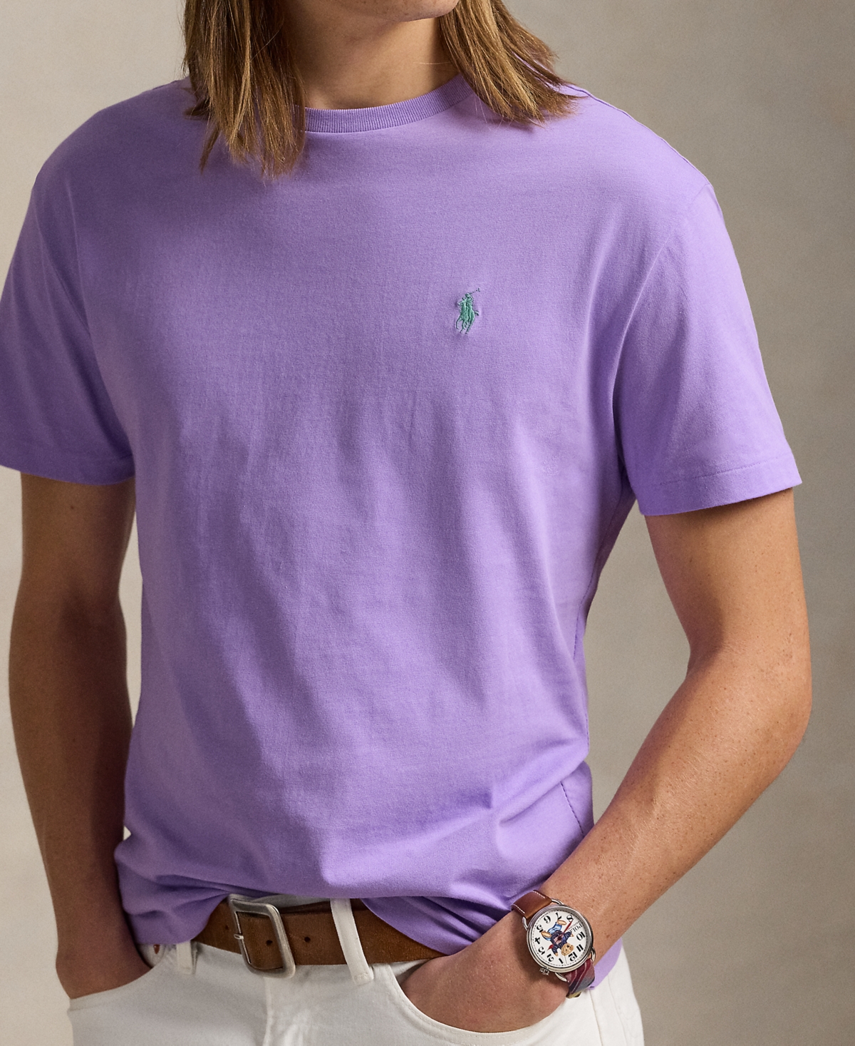Polo Ralph Lauren Men's Classic-Fit Jersey Crewneck T-Shirt