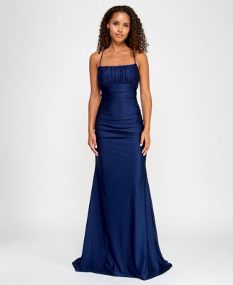 ワンピース BAU by Bride And You SHELBY Curved square neck sleeveless fl BRIDE AND YOU