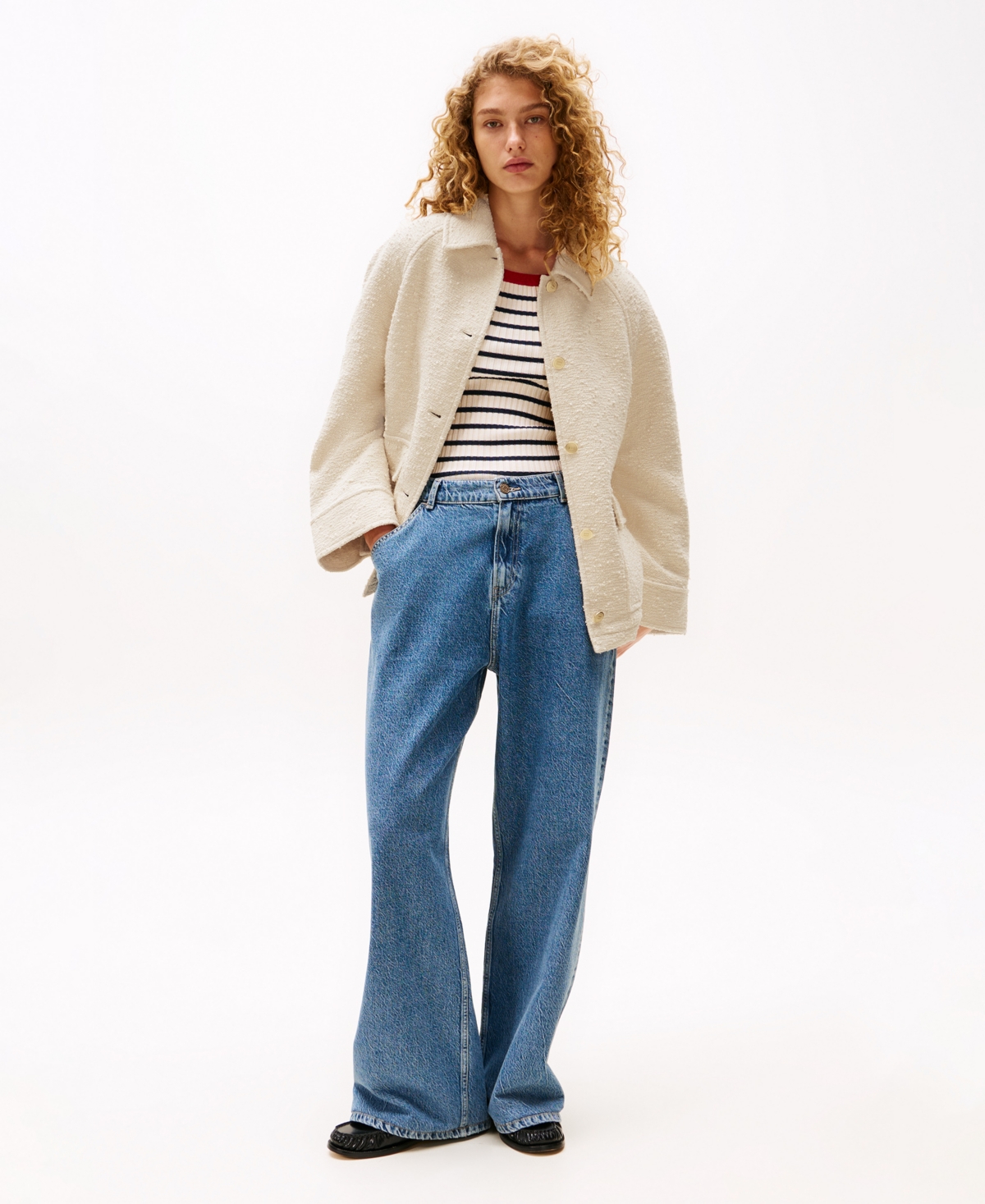 Tommy Hilfiger X Sofia Richie Grainge Women's Button-down Patch-pocket Jacket In Calico