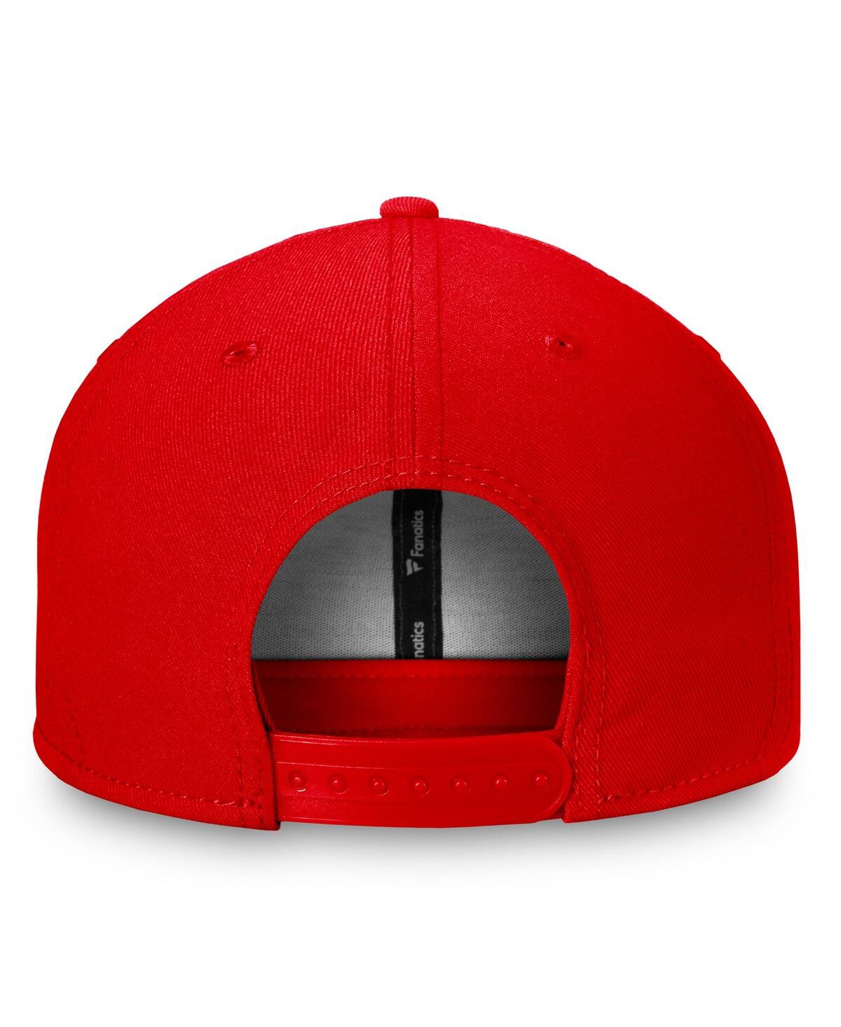 Fanatics Men's Red Florida Panthers Core Primary Logo Snapback Hat In Red