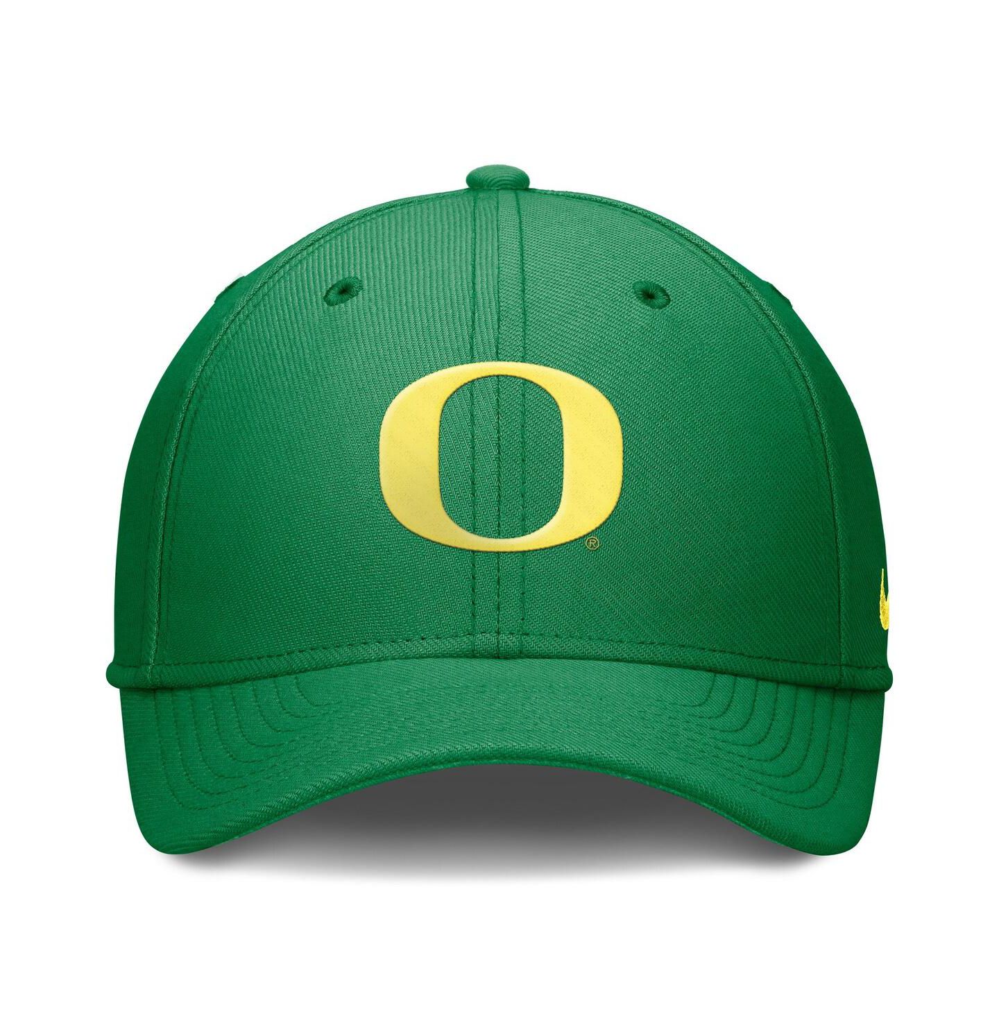 Мужская кепка Nike Green Oregon Ducks 2024 On-Field Swoosh Flex Hat — фото 4