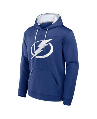 Men's Blue Tampa Bay Lightning Defender Pullover Hoodie