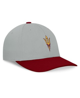 Men's Gray/Maroon Arizona State Sun Devils Mick Flex Hat