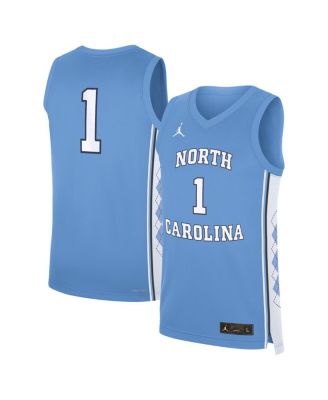 Jordan - Men's Carolina Blue North Carolina Tar Heels Road Replica Basketball Jersey