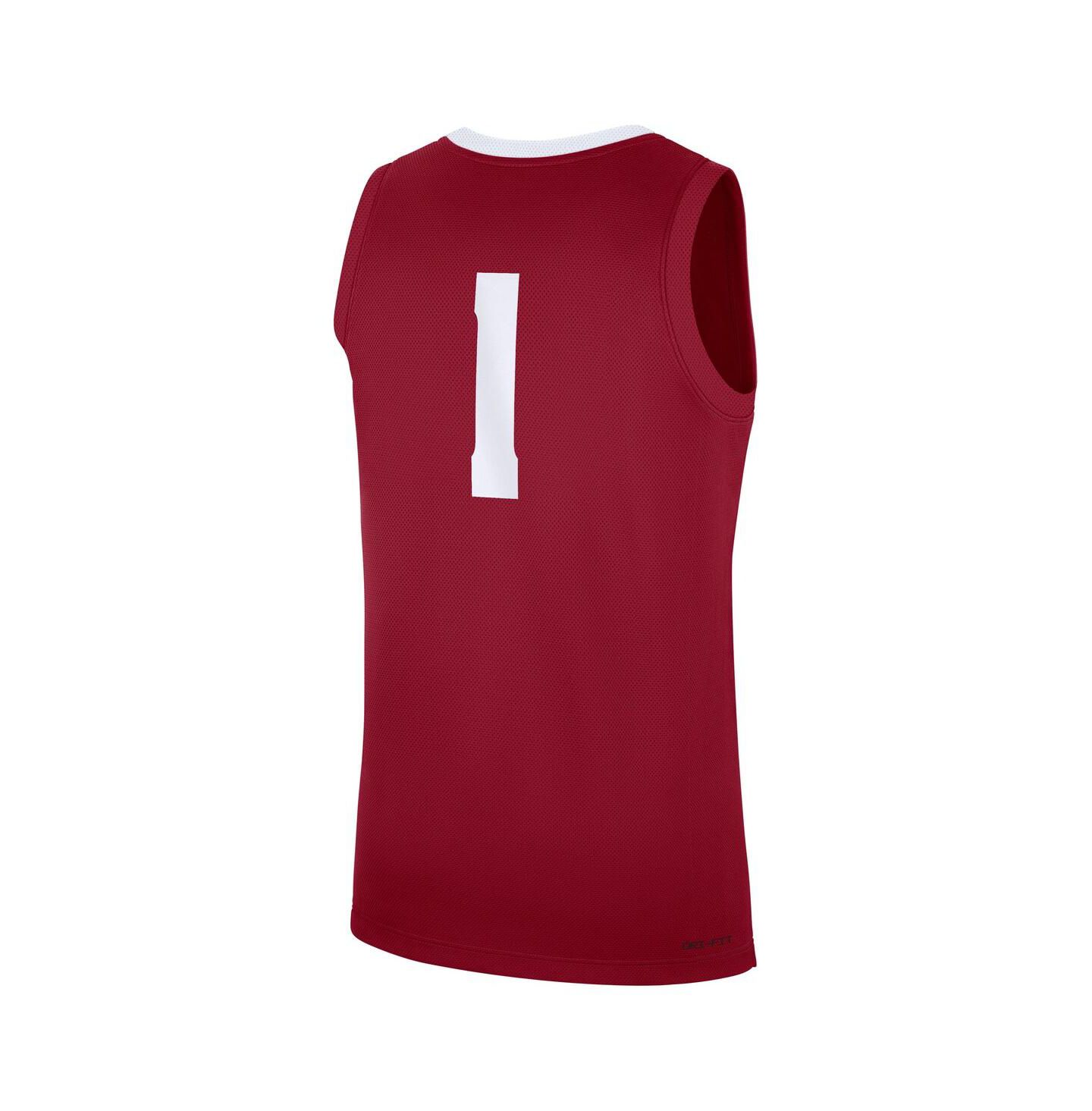 Мужской топ Nike 1 Crimson Alabama Crimson Tide Road Replica Jersey — фото 2