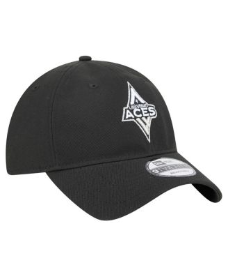 Men's and Women's Black Las Vegas Aces Core Logo 9TWENTY Adjustable Hat