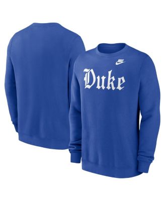 Nike - Men's Royal Duke Blue Devils Old English Pullover Sweatshirt