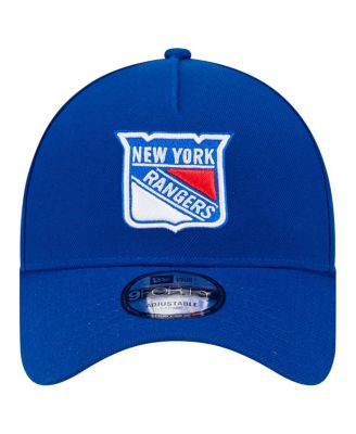Men's Blue New York Rangers Core A-Frame 9FORTY Adjustable Hat