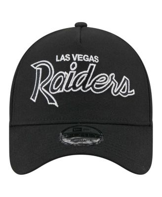 Men's Black Las Vegas Raiders Smith 9FORTY Adjustable hat